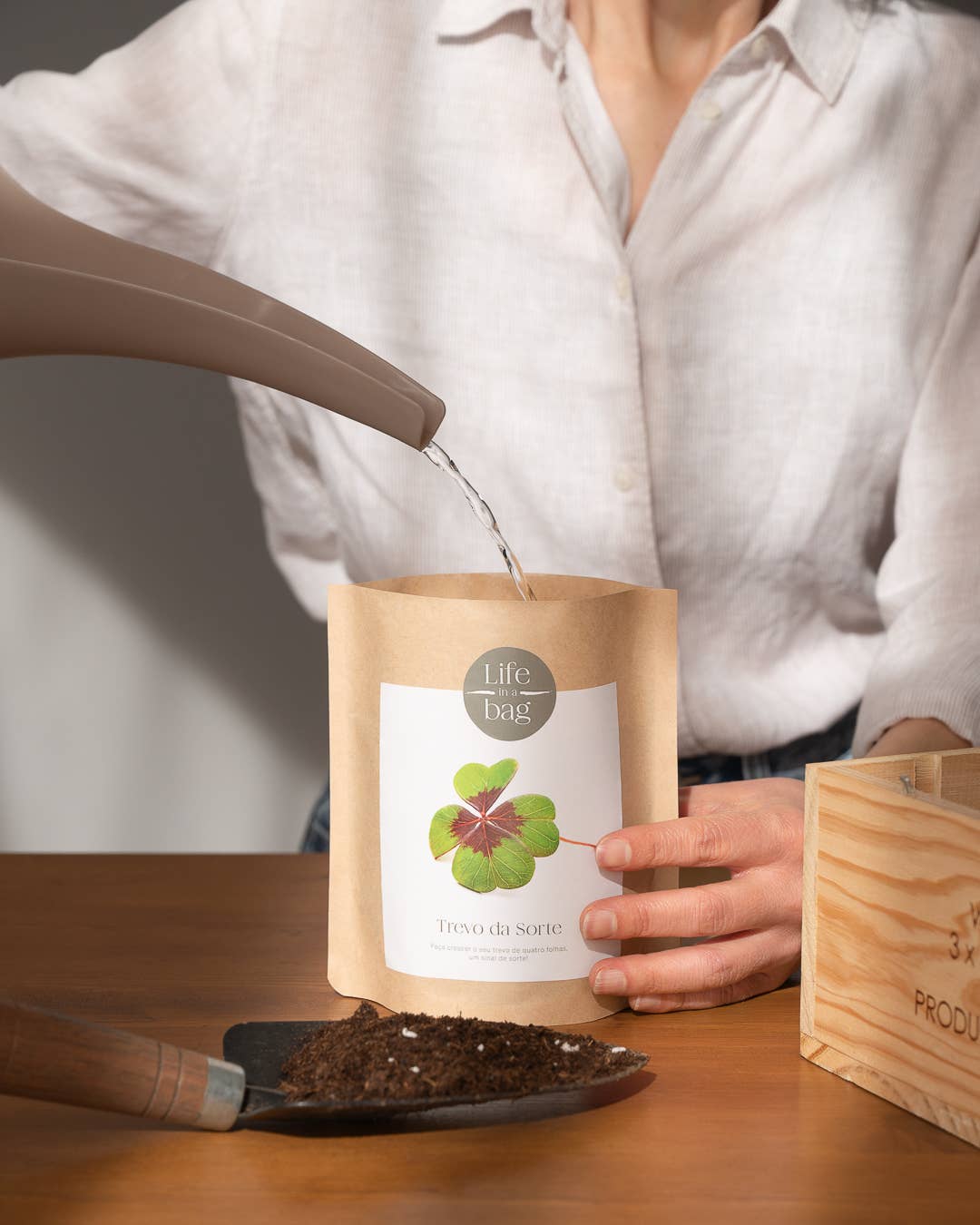 Glücksklee Pflanzsack