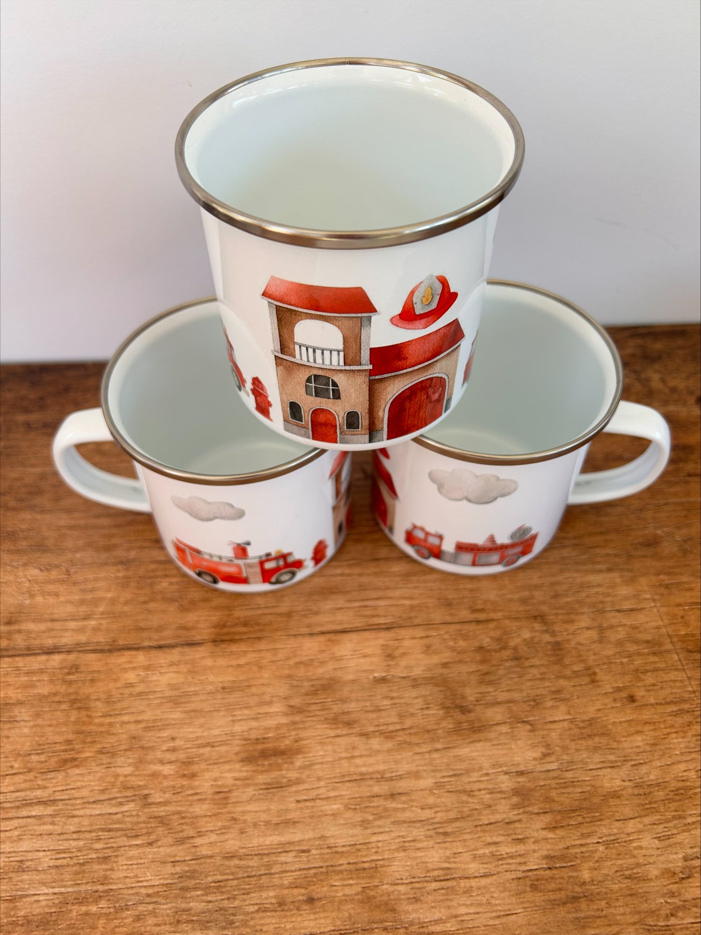 Emailletasse Feuerwehr