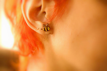 Bienen-Ohrstecker