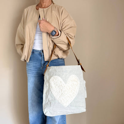 BuckleBag Teddy Herz (vintage light)