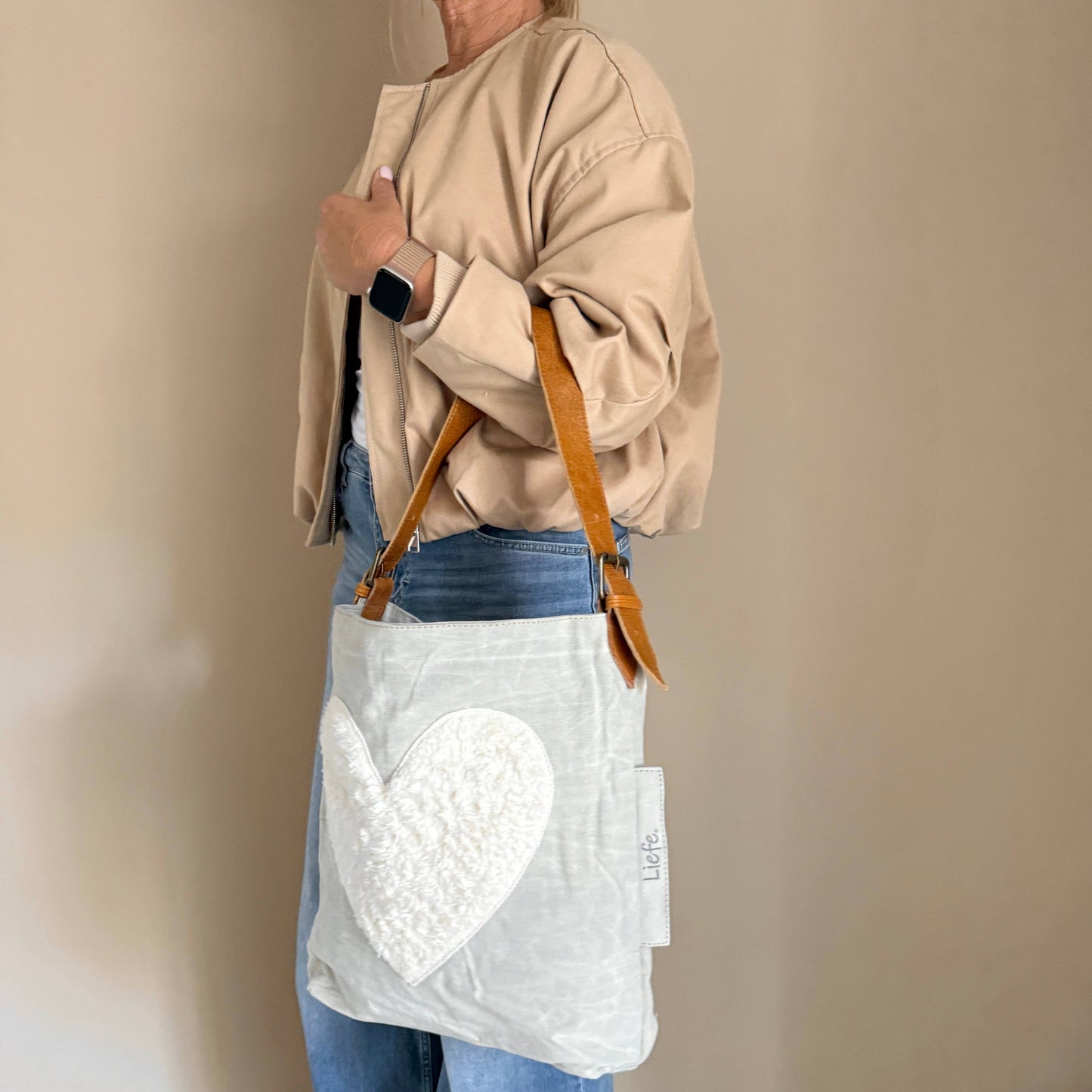 BuckleBag Teddy Herz (vintage light)