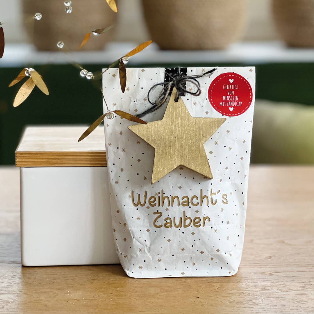 Weihnachtszauber mit Goldstern