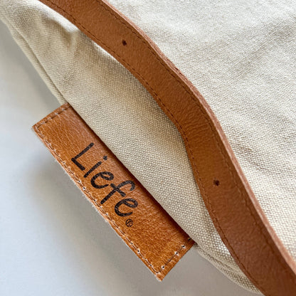 Rucksack klein Stern schwarz (vintage leichtes Segeltuch) NEU