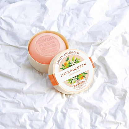 Orangenblüten-Seife mit Holzkästchen 100g