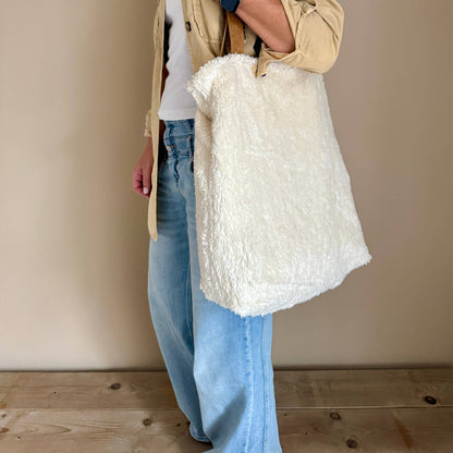 Wendbarer TeddyBag - recycelte Baumwolle Khaki