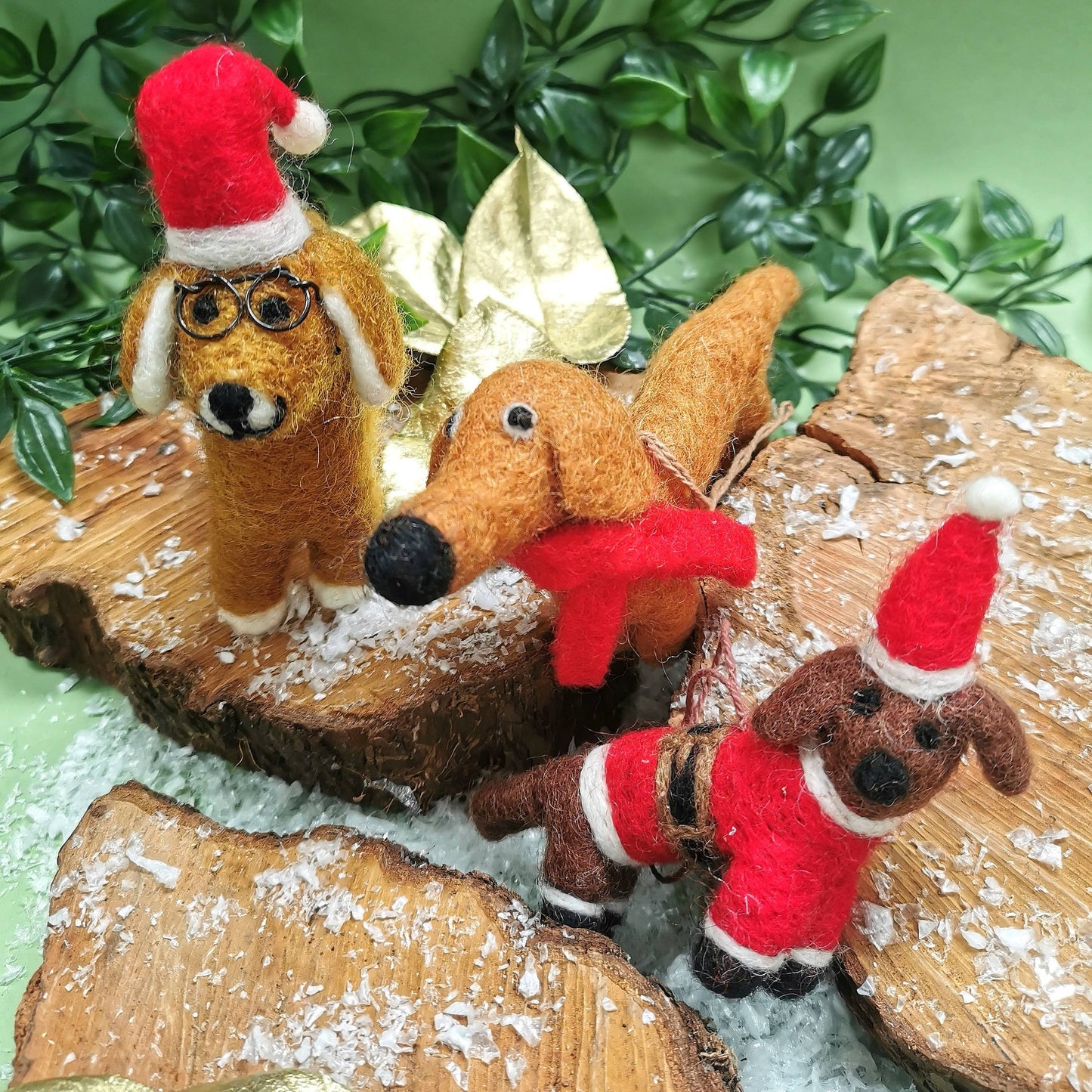 Weihnachtsdackel, Dackel, Baumschmuck Hund