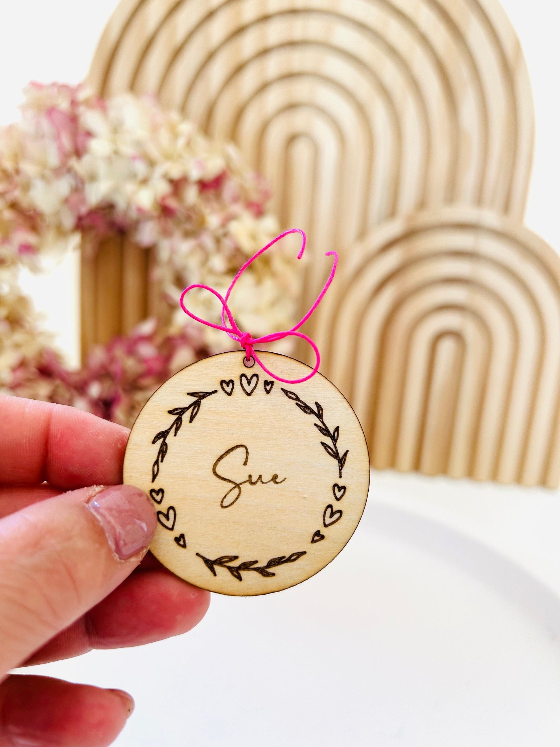 Geschenkanhänger, Gastgeschenk, Tischkarte, Platzkarte, Taufe, Gastgeschenk Taufe, personalisierbar,