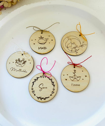 Geschenkanhänger, Gastgeschenk, Tischkarte, Platzkarte, Taufe, Gastgeschenk Taufe, personalisierbar,