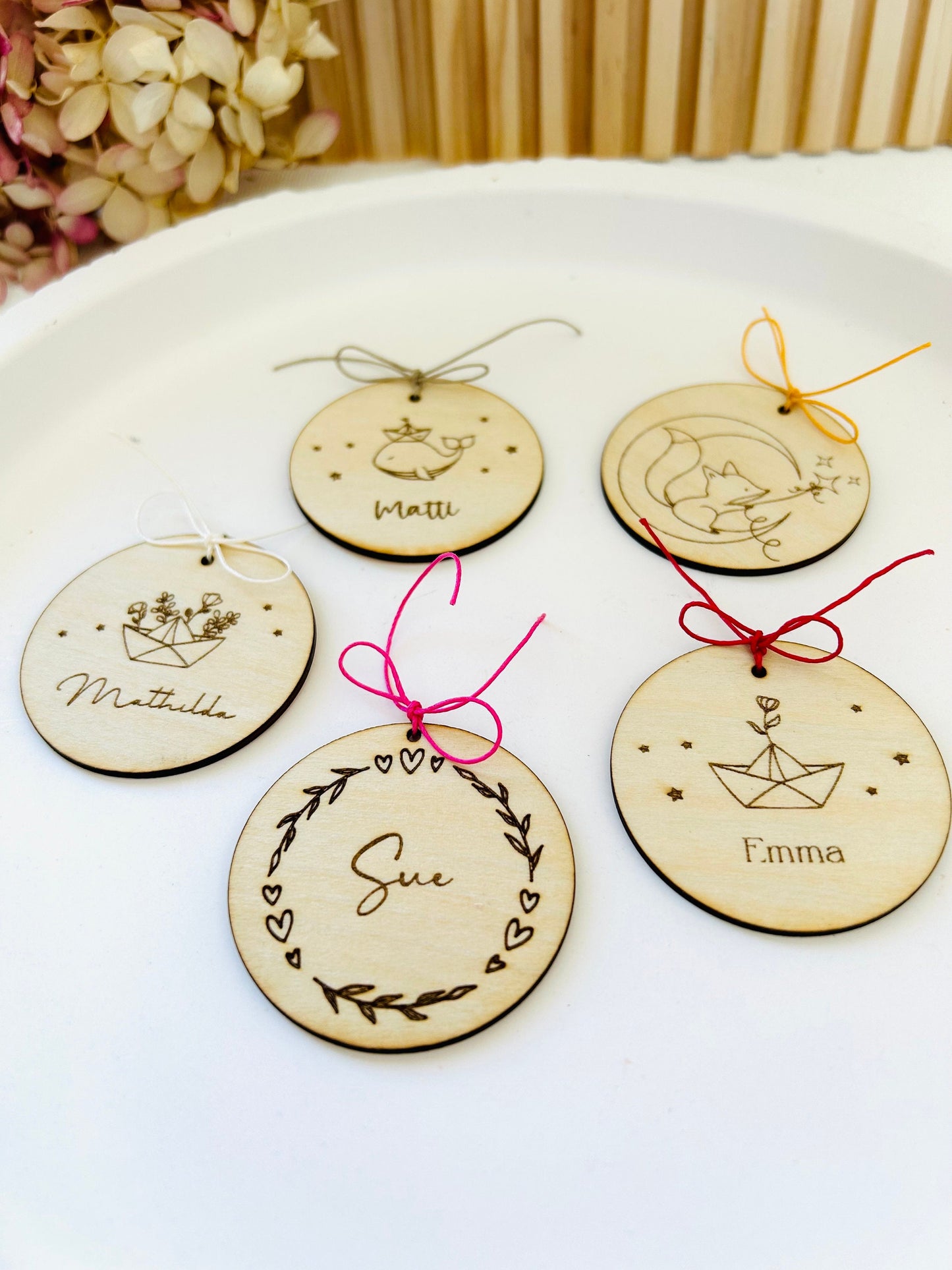 Geschenkanhänger, Gastgeschenk, Tischkarte, Platzkarte, Taufe, Gastgeschenk Taufe, personalisierbar,